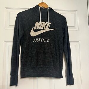 Nike Black Hoodie with Logo